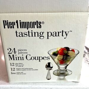 Pier 1 Imports 24 pieces Mini flares. New in a box.